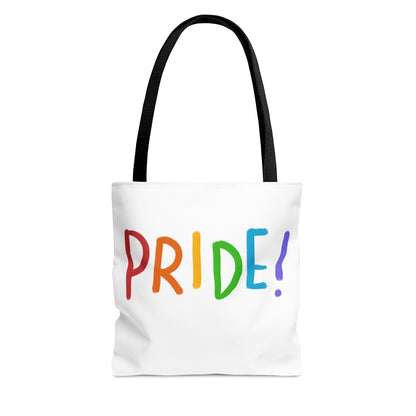 Tote Bag: LGBTQ Pride White