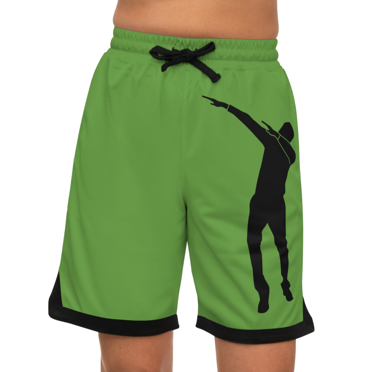 Basketball Rib Shorts: Dance Green