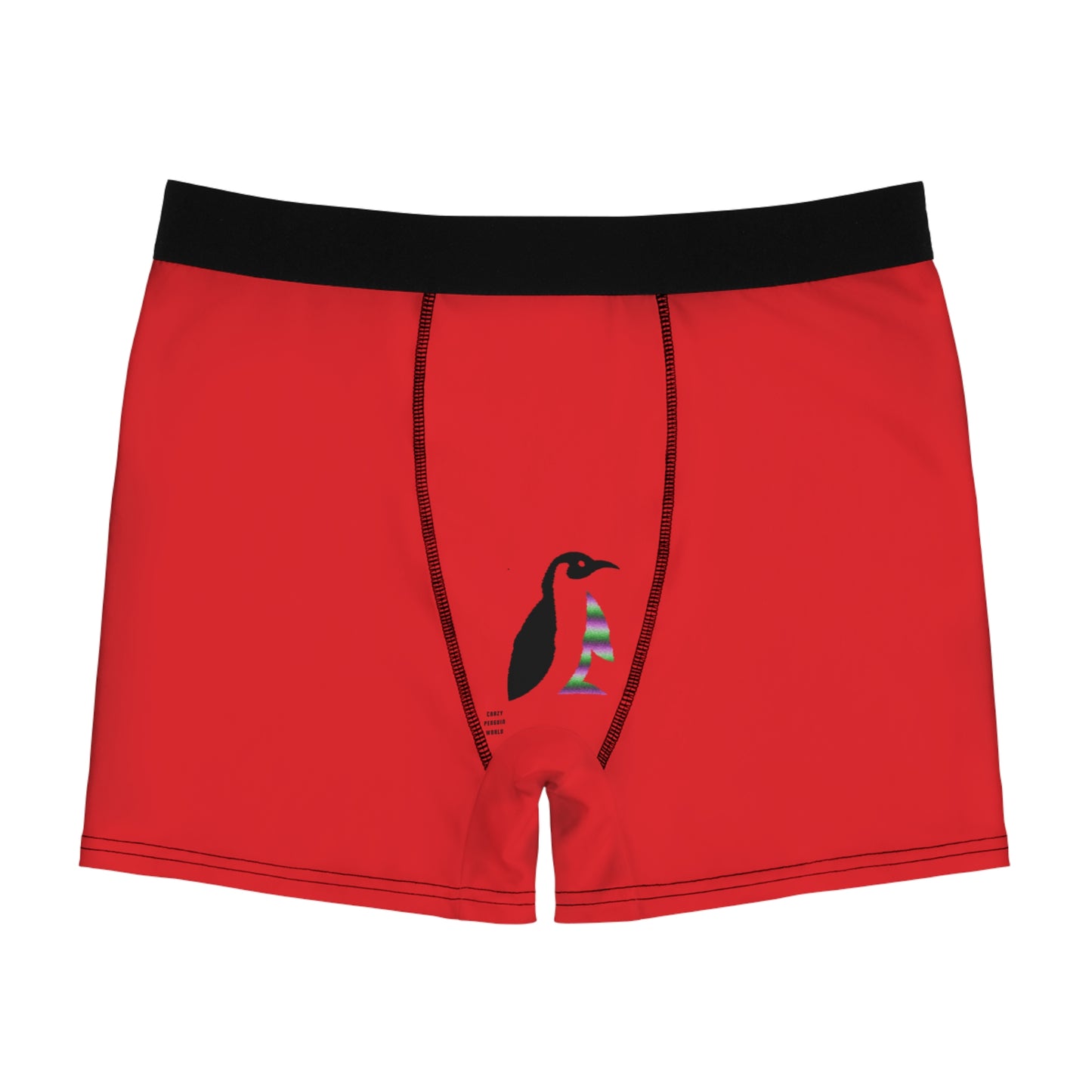 Men's Boxer Briefs: Tennis Red