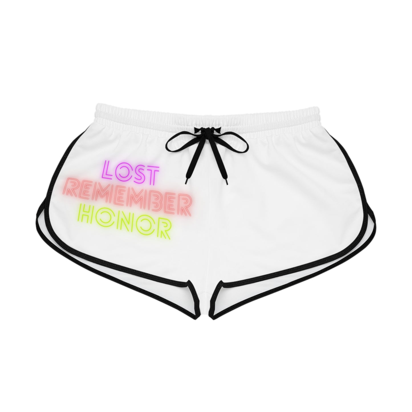 Women's Relaxed Shorts: Lost Remember Honor White