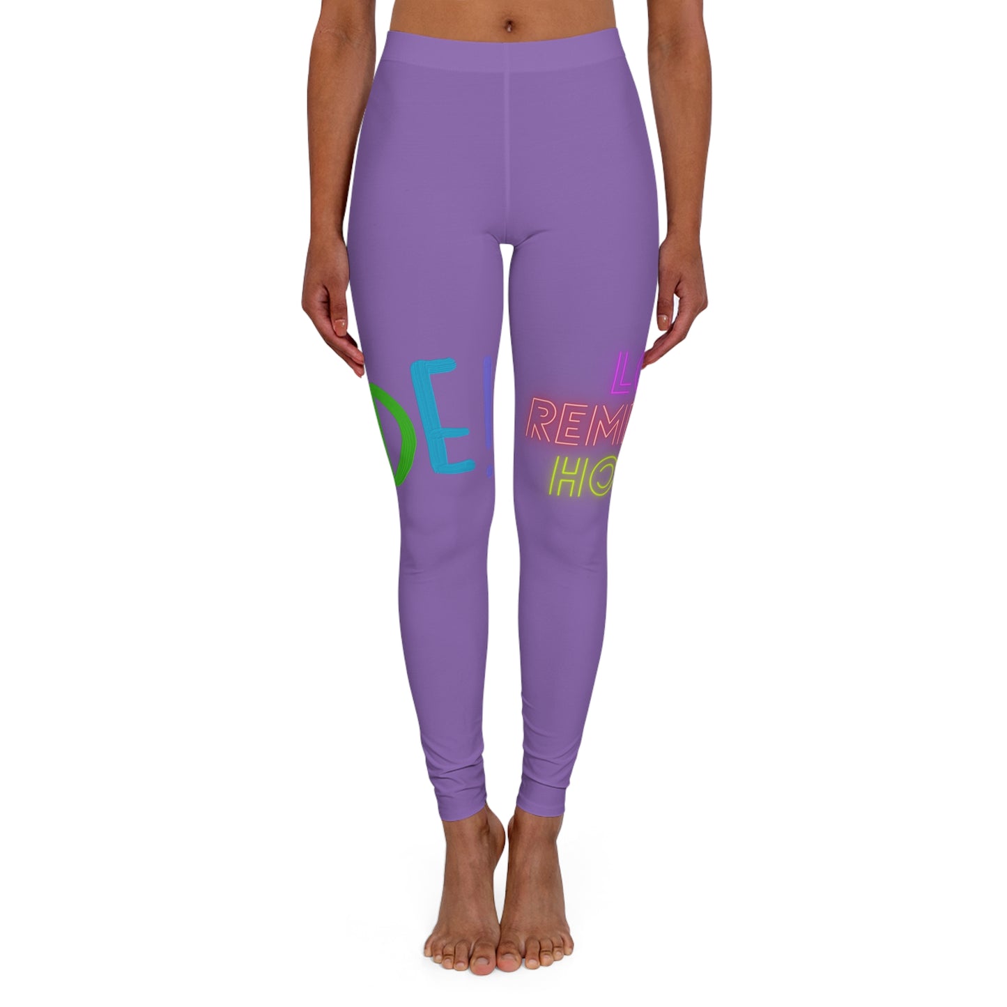 Women's Spandex Leggings: LGBTQ Pride Lite Purple