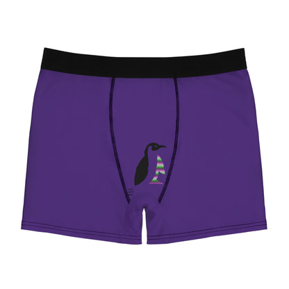 Men's Boxer Briefs: Baseball Purple