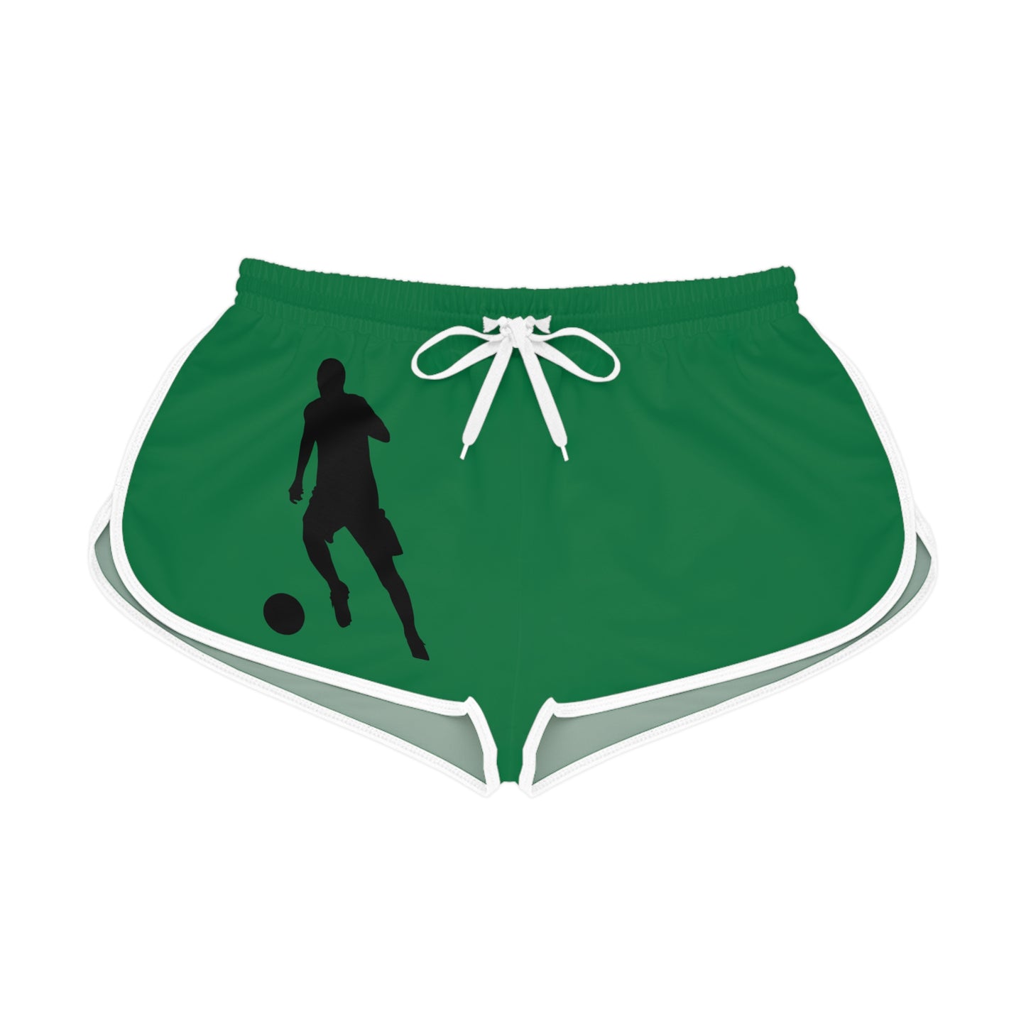 Women's Relaxed Shorts: Soccer Dark Green