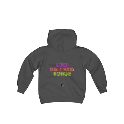 Youth Heavy Blend Hooded Sweatshirt: Weightlifting 