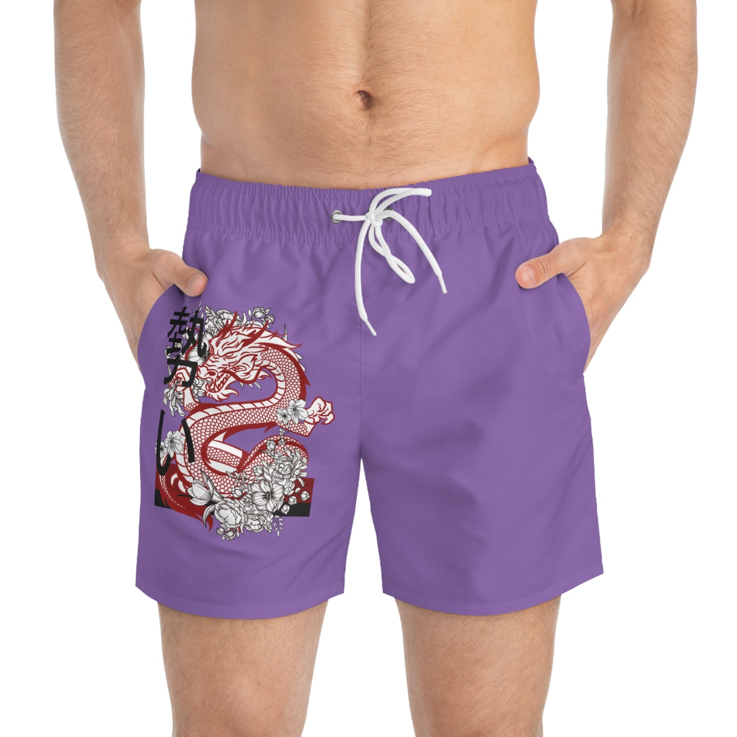 Swim Trunks: Dragons Lite Purple