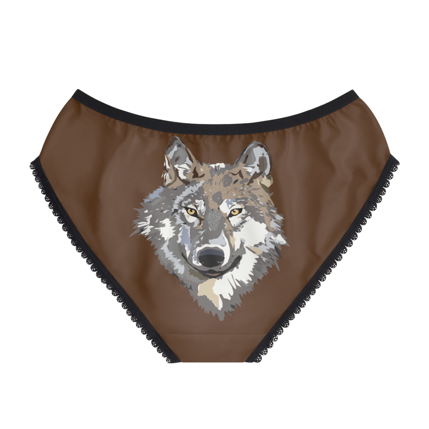 Women's Briefs: Wolves Brown