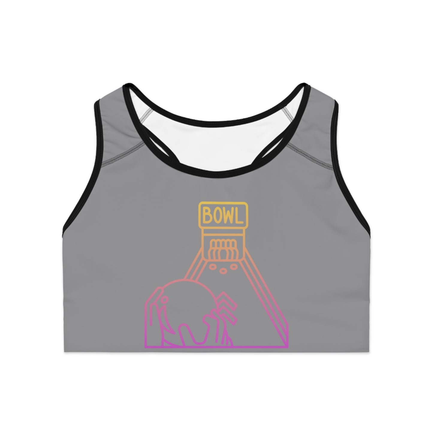 Sports Bra: Bowling Grey