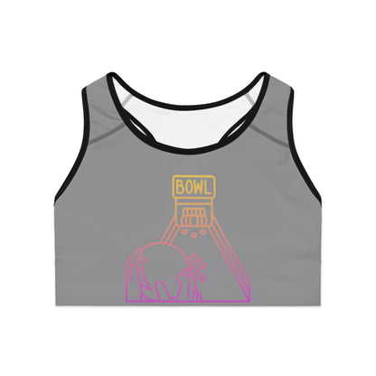 Sports Bra: Bowling Grey