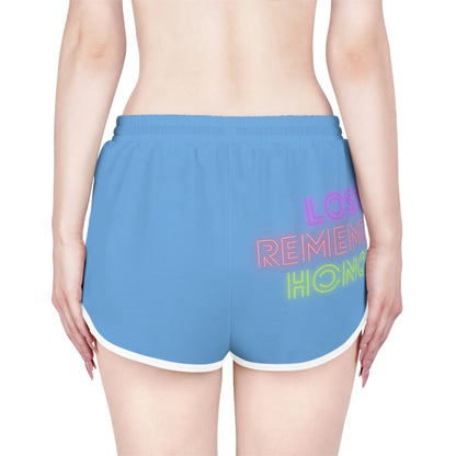 Women's Relaxed Shorts: Volleyball Lite Blue