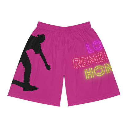 Basketball Shorts: Skateboarding Pink