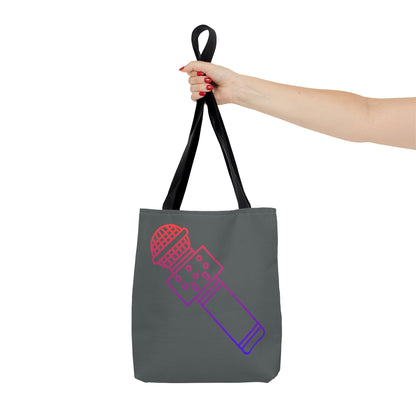 Tote Bag: Music Dark Grey