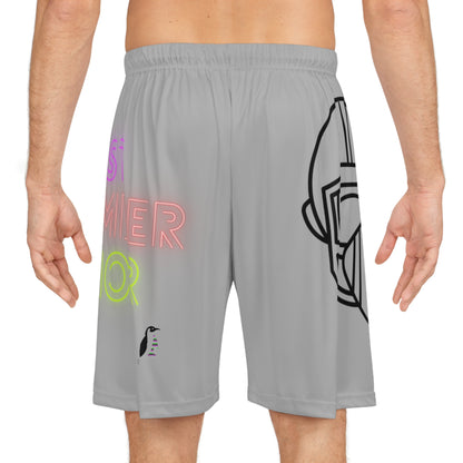 Basketball Shorts: Football Lite Grey