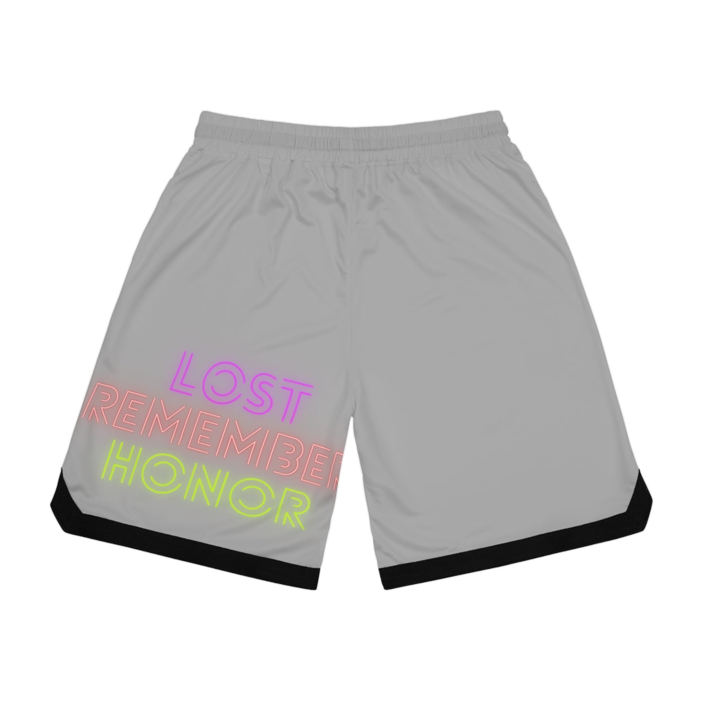 Basketball Rib Shorts: Crazy Penguin World Logo Lite Grey