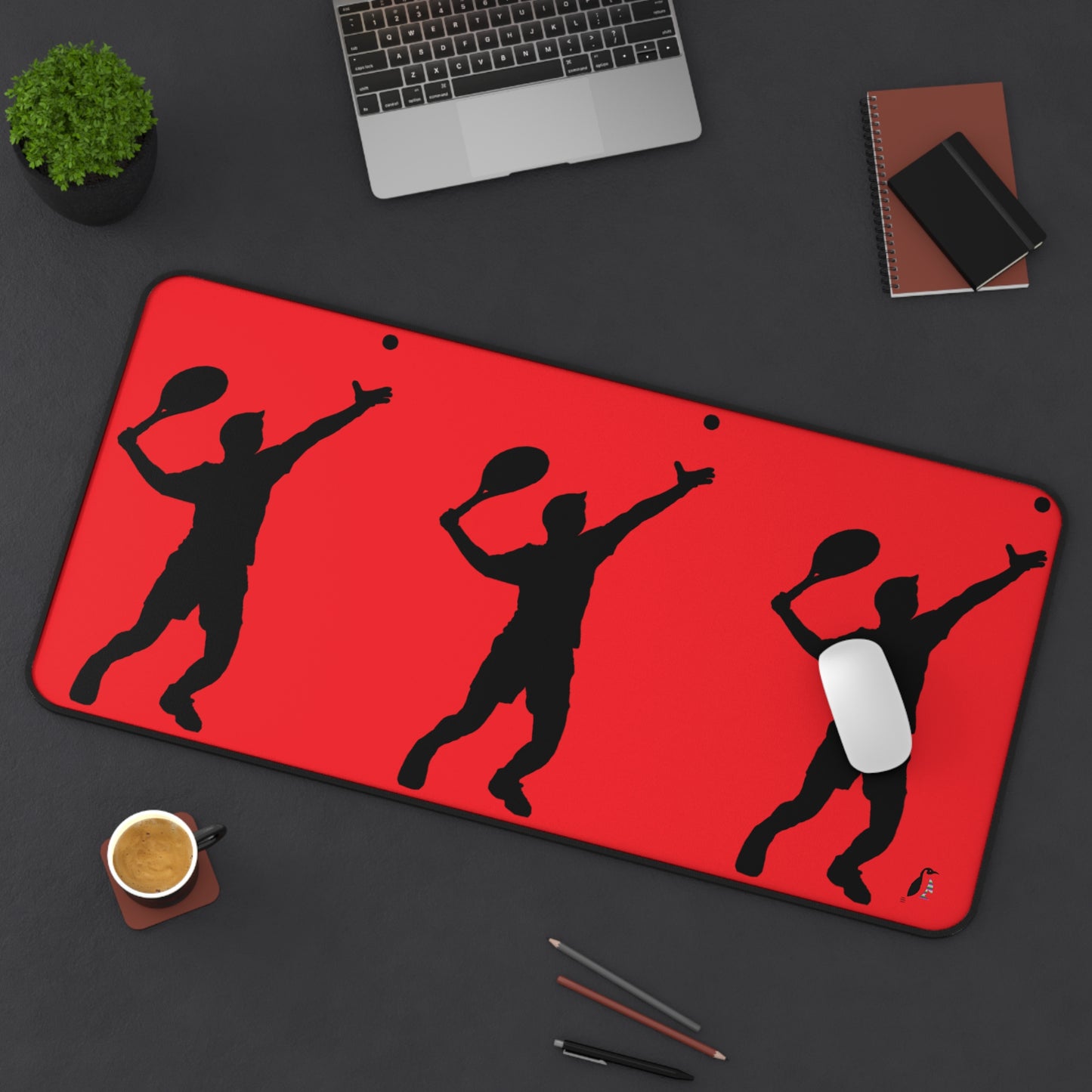 Desk Mat: Tennis Red