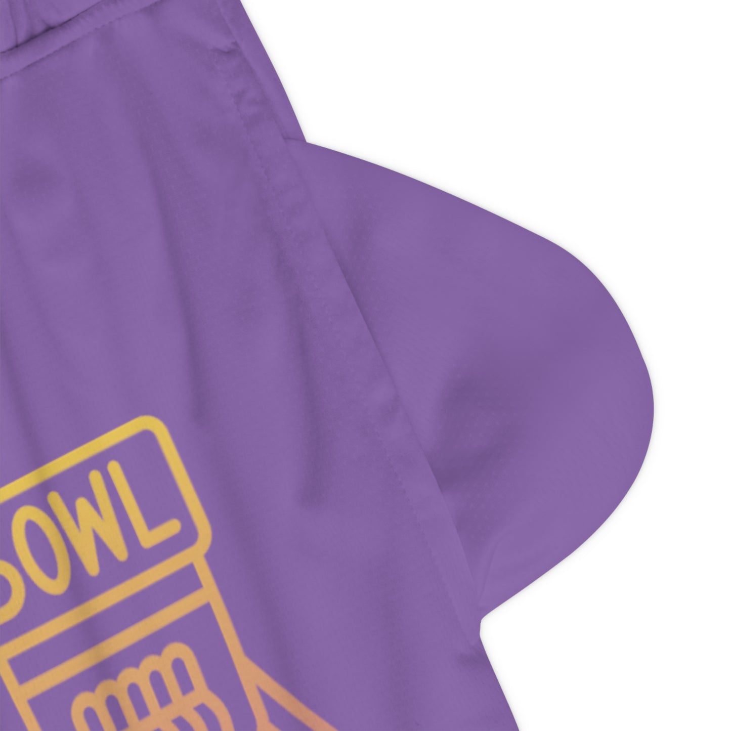 Basketball Rib Shorts: Bowling Lite Purple