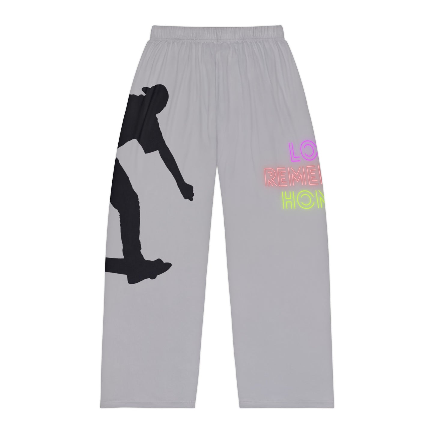 Men's Pajama Pants: Skateboarding Lite Grey