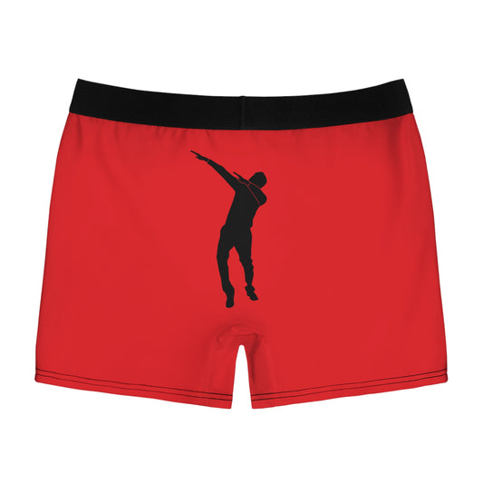 Men's Boxer Briefs: Dance Red