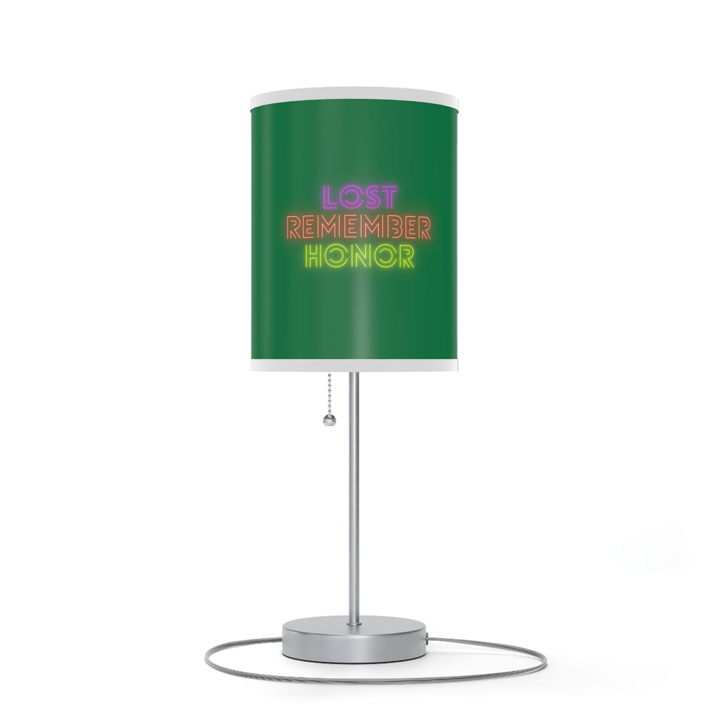 Lamp on a Stand, US|CA plug: Football Dark Green