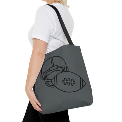 Tote Bag: Football Dark Grey