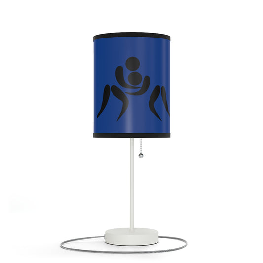 Lamp on a Stand, US|CA plug: Wrestling Dark Blue