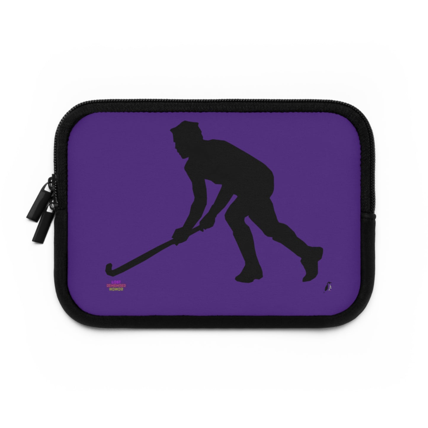 Laptop Sleeve: Hockey Purple