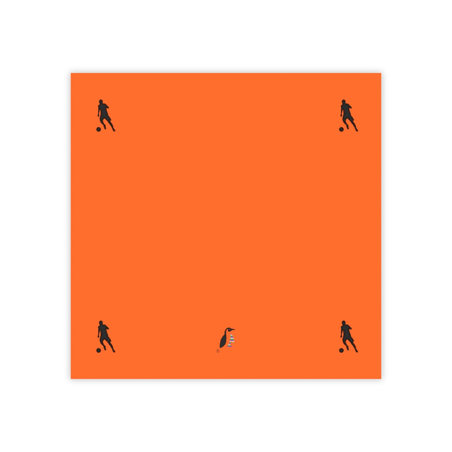 Post-it® Note Pads: Soccer Orange