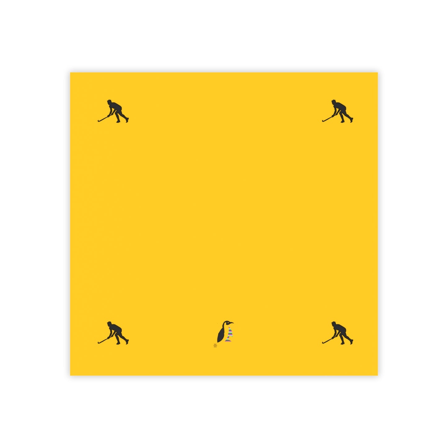 Post-it® Note Pads: Hockey Yellow