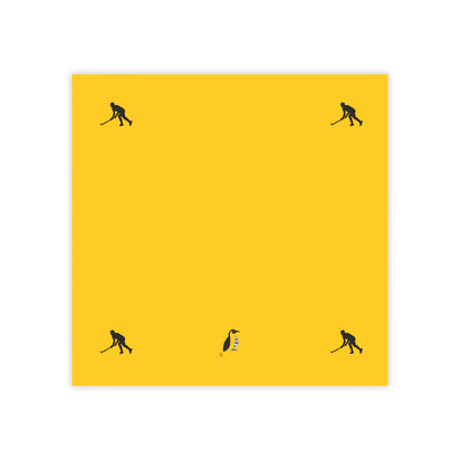 Post-it® Note Pads: Hockey Yellow