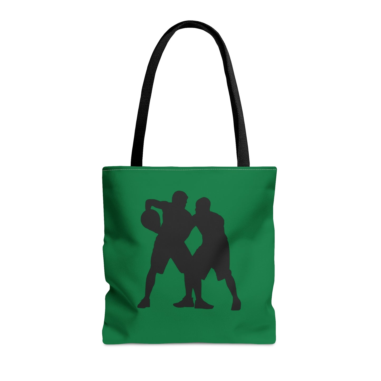 Tote Bag: Basketball Dark Green