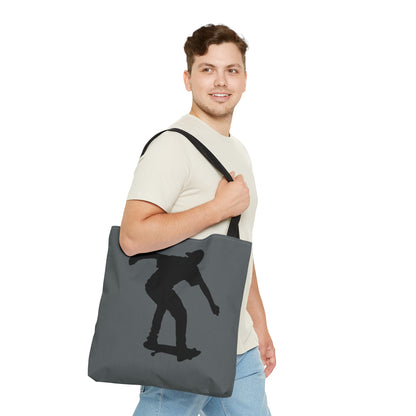 Tote Bag: Skateboarding Dark Grey