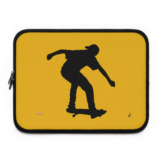 Laptop Sleeve: Skateboarding Yellow