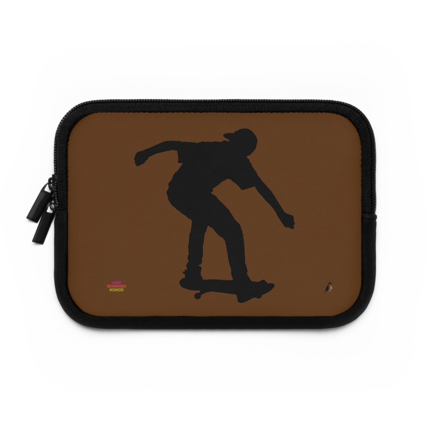 Laptop Sleeve: Skateboarding Brown