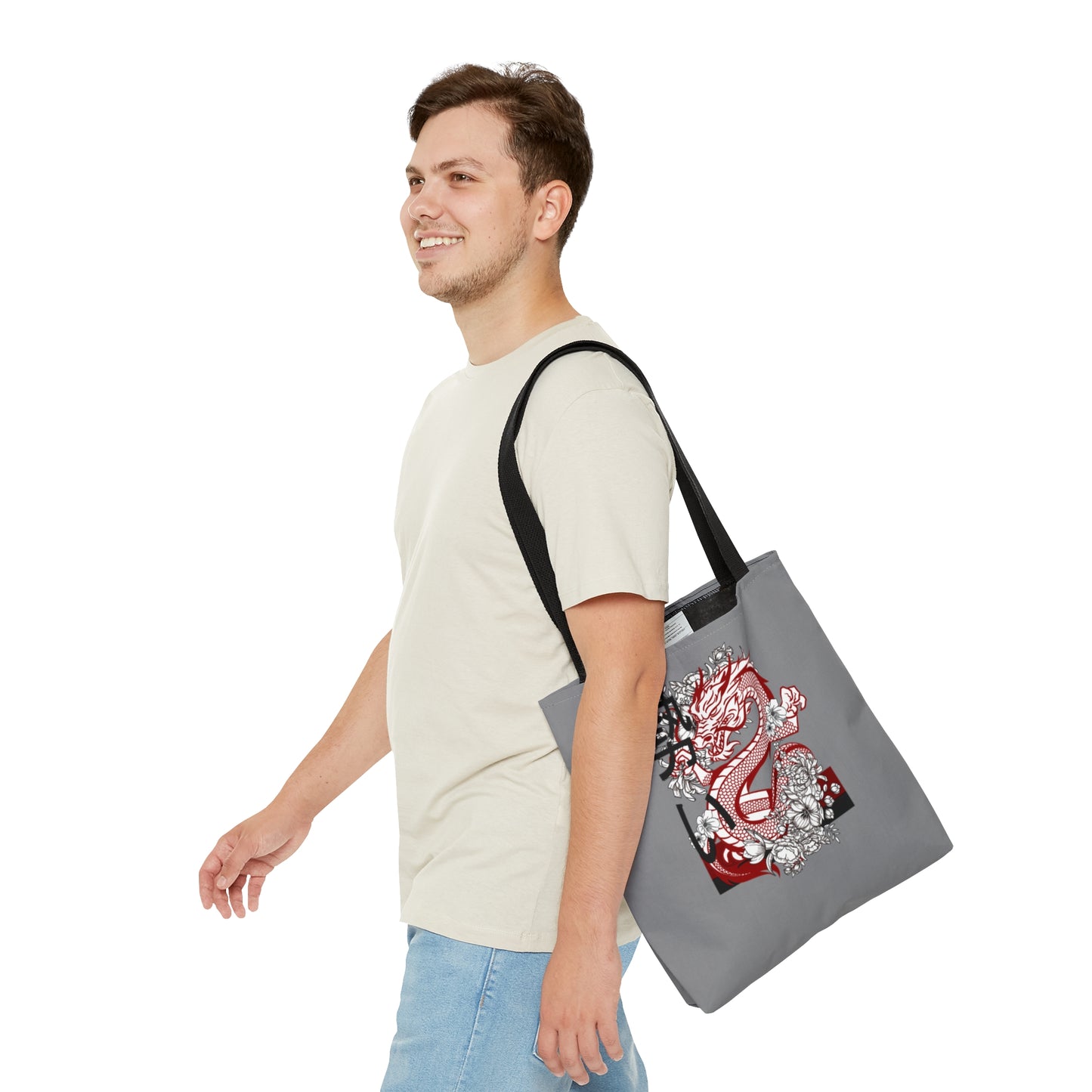 Tote Bag: Dragons Grey