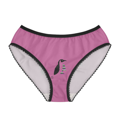 Women's Briefs: Wolves Lite Pink