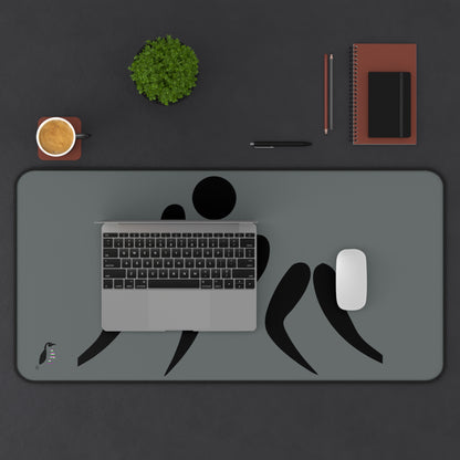 Desk Mat: Wrestling Dark Grey