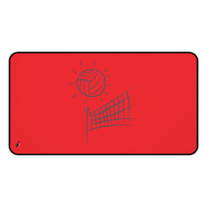 Desk Mat: Volleyball Red