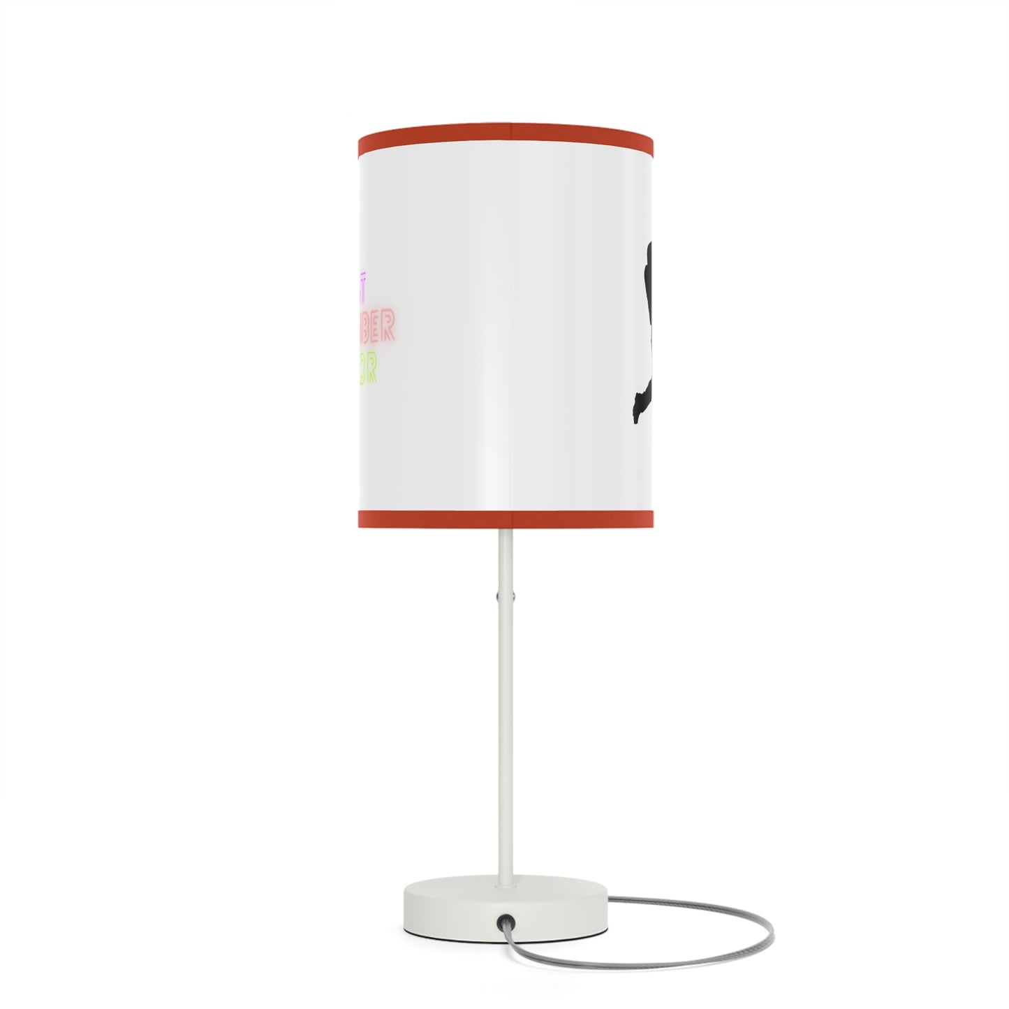 Lamp on a Stand, US|CA plug: Baseball White