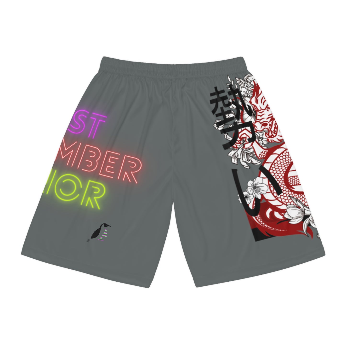 Basketball Shorts: Dragons Dark Grey