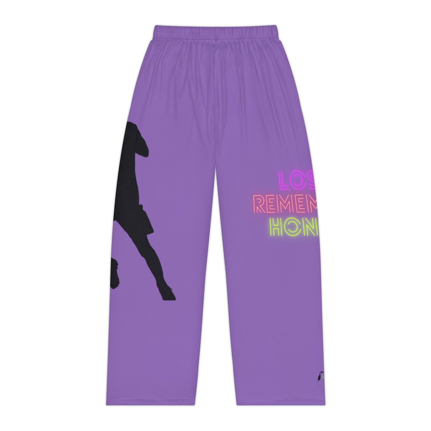 Pambabaeng Pajama Pants: Soccer Lite Purple