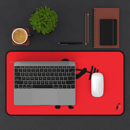 Desk Mat: Weightlifting Red