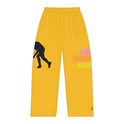 Pambabaeng Pajama Pantalon: Hockey Yellow