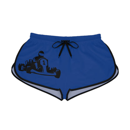 Women's Relaxed Shorts: Racing Dark Blue