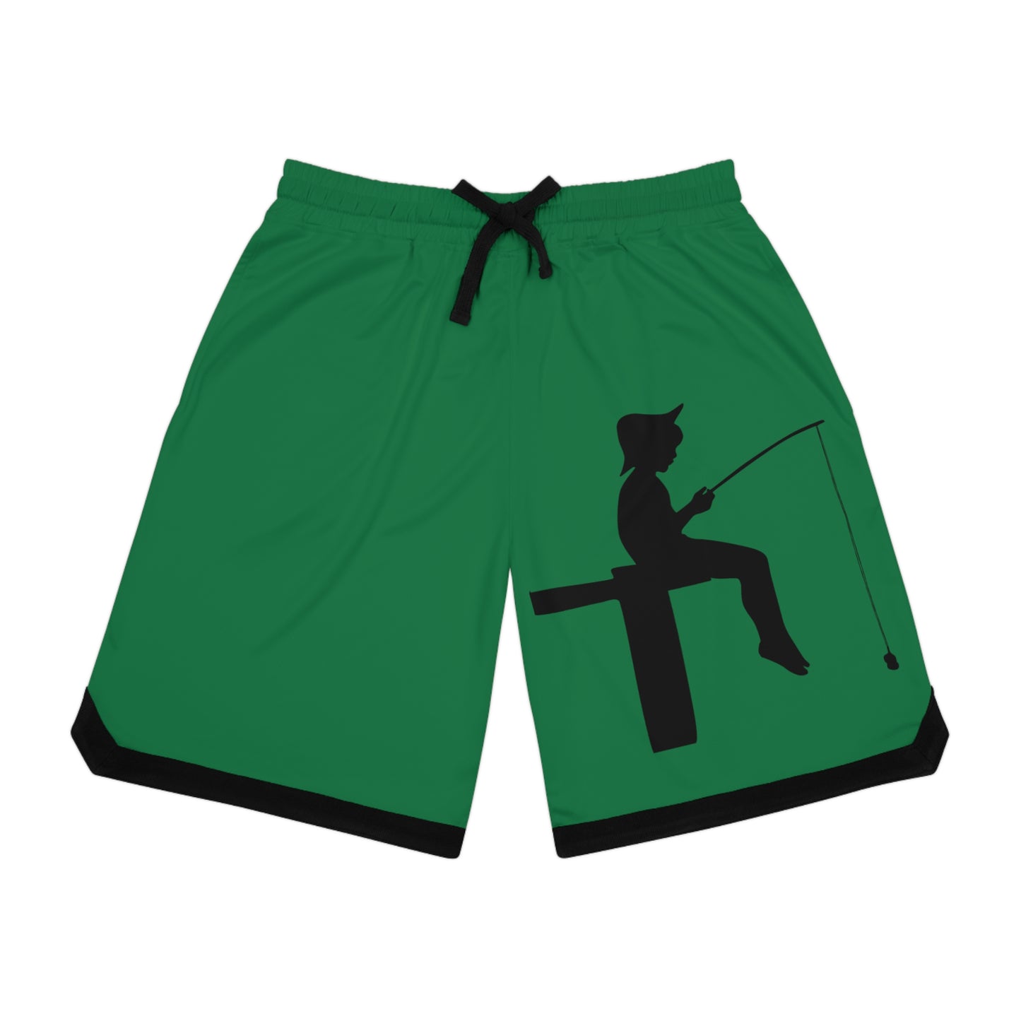 Basketball Rib Shorts: Fishing Dark Green