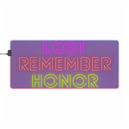 LED Gaming Mouse Pad: Lost Remember Honor Lite Purple