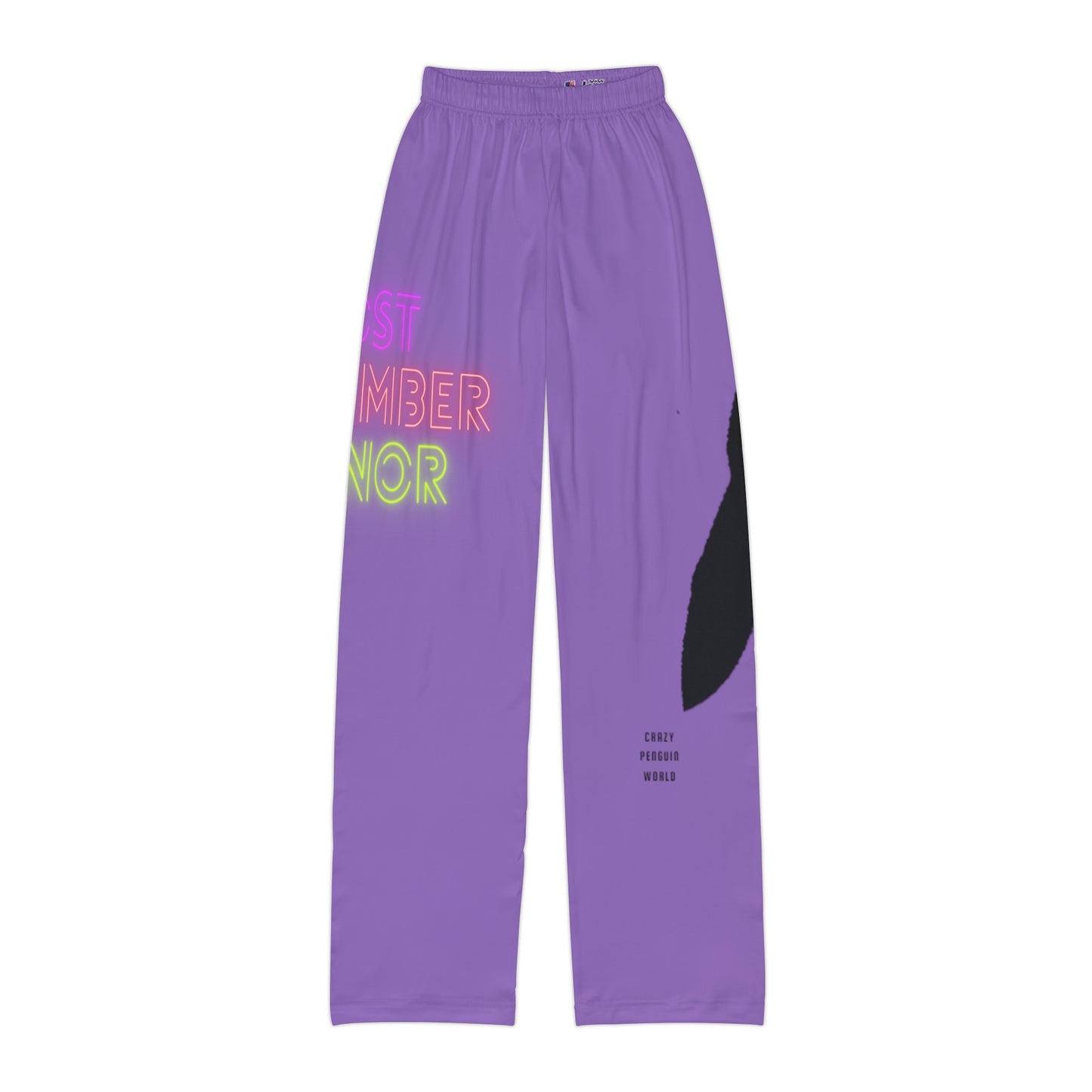 Kids Pajama Pants: Lost Remember Honor Lite Purple 