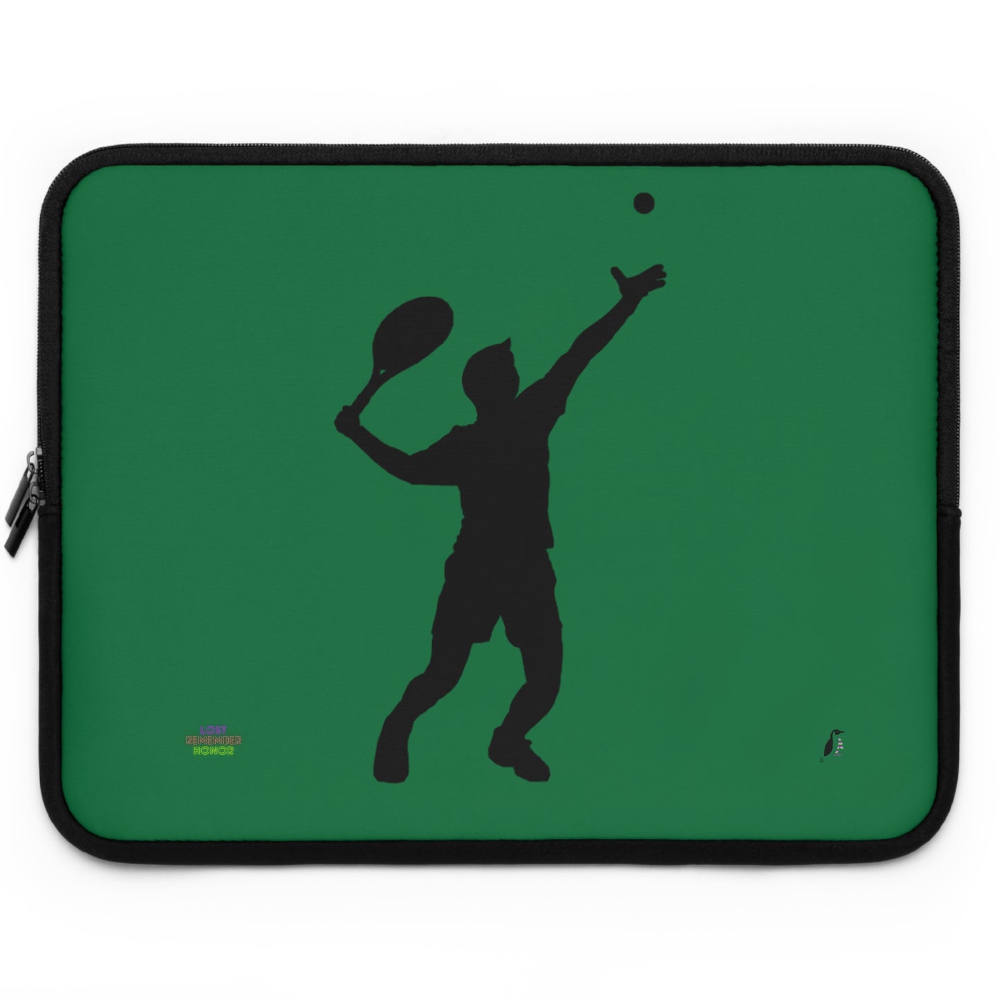 Laptop Sleeve: Tennis Dark Green