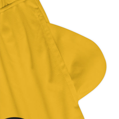 Basketball Rib Shorts: Football Yellow