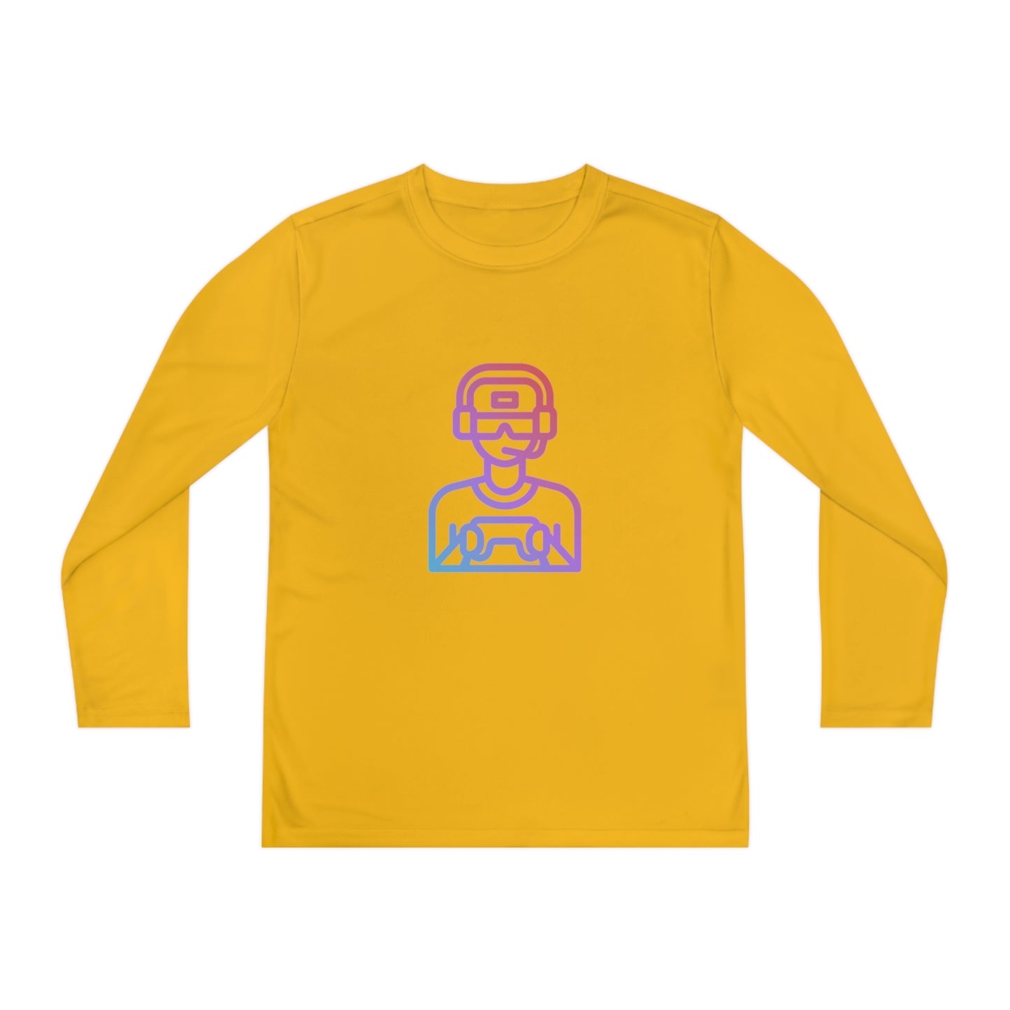 Youth Long Sleeve Competitor Tee: Gaming 