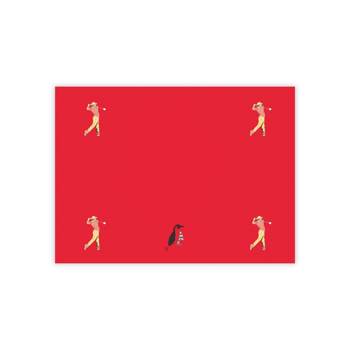 Post-it® Note Pads: Golf Dark Red