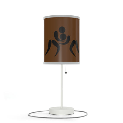 Lamp on a Stand, US|CA plug: Wrestling Brown